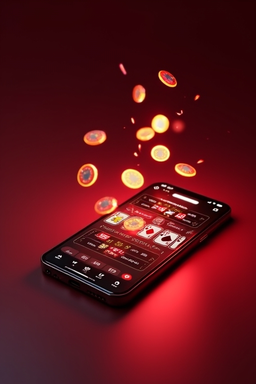 Phone with Deloro Casino app