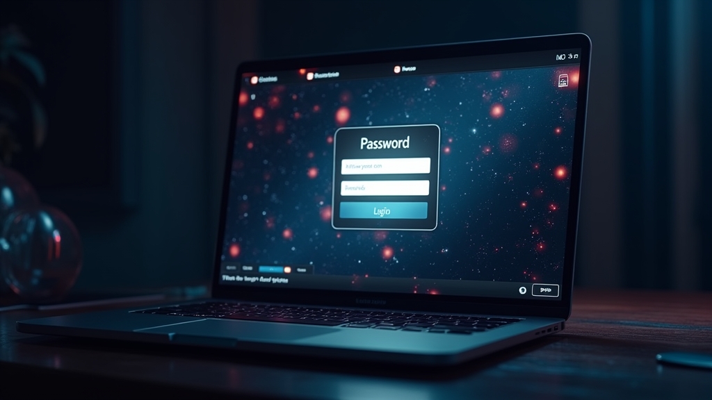 Laptop showing casino login troubleshooting with browser settings